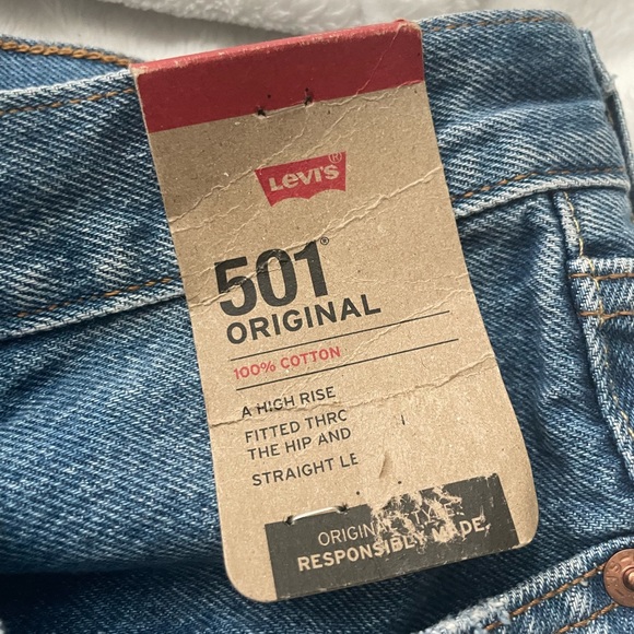 NWT Levi's 501 Orignal Highrise - Picture 6 of 7
